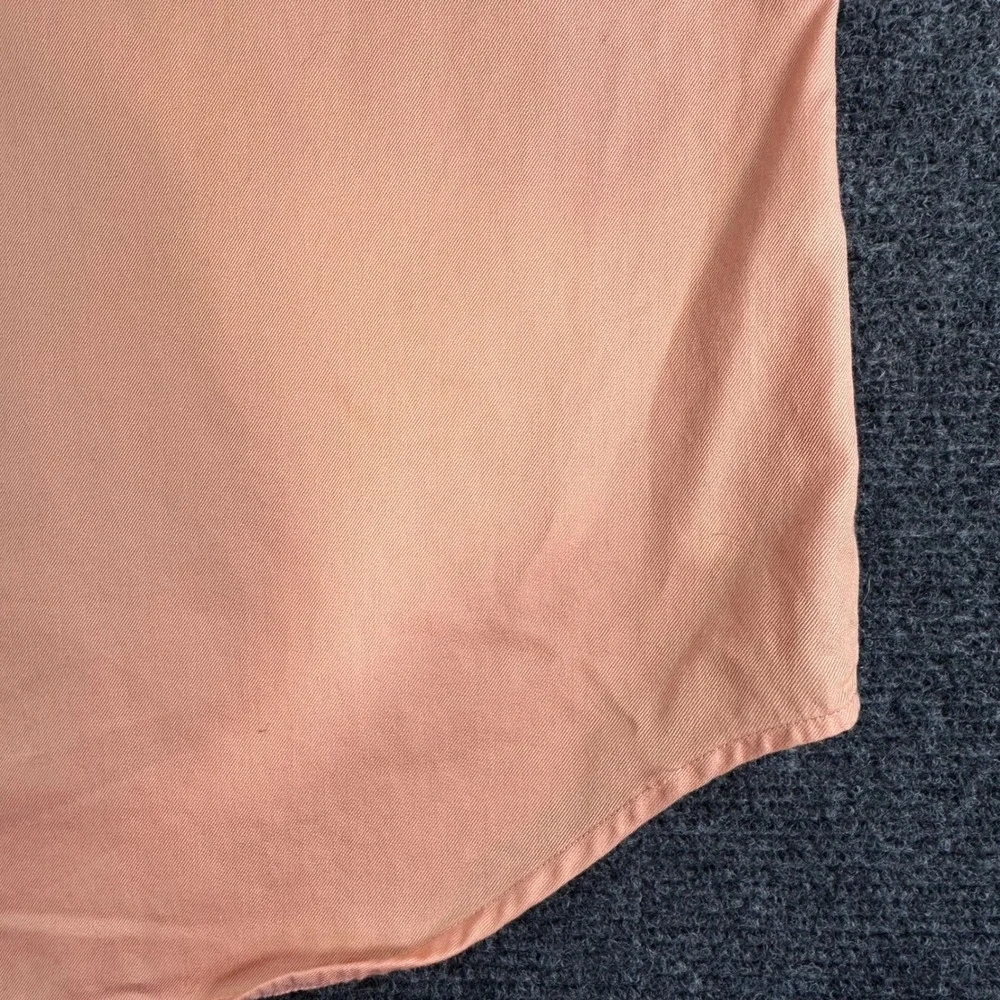 Banana Republic‎ Button Down Mens XXL 2XL Peach Non Iron Slim Fit Cotton Shirt